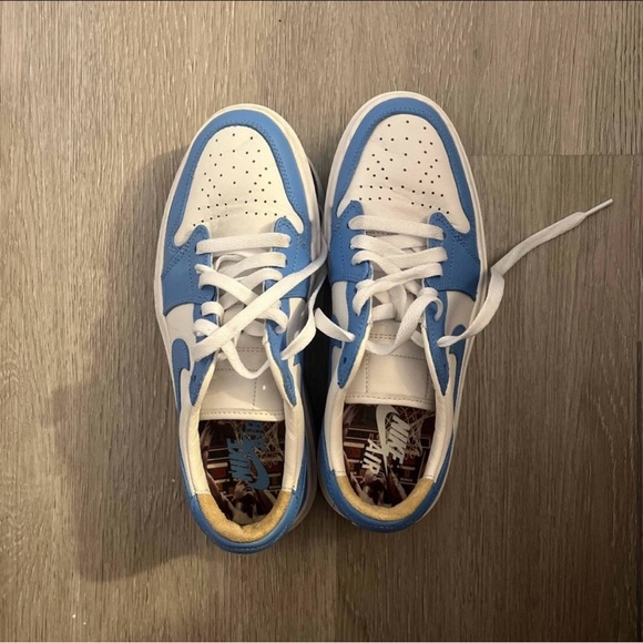 Nike platform jordan 1’s, only worn twice!! Comes with a Jordan charm and box. - Picture 3 of 4